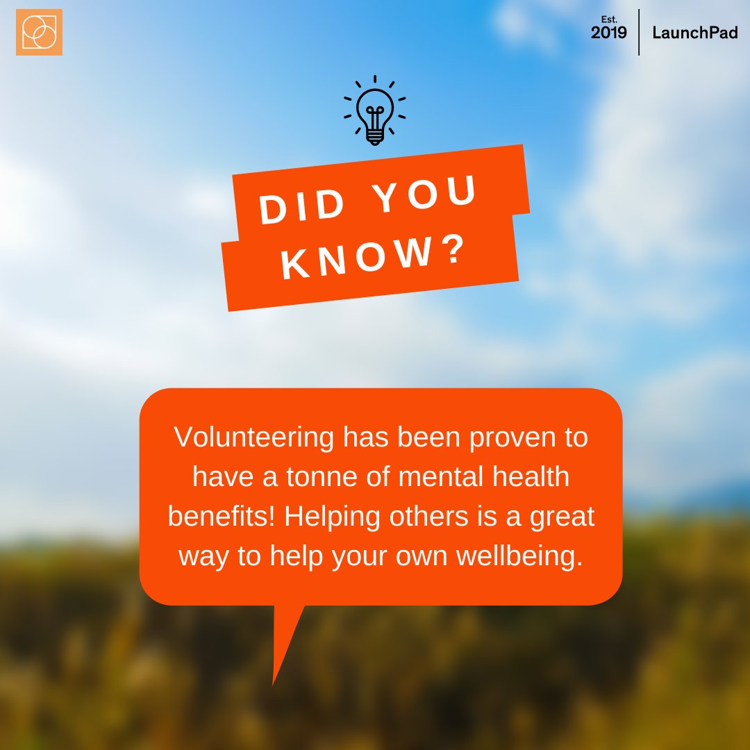 Volunteering isn't just good for the community, it also makes you feel good as well! 😄

Check out the range of volunteering opportunities we have available to you on LaunchPad Online: yorksj.jobteaser.com/en/job-offers?…

#StudentVolunteeringWeek