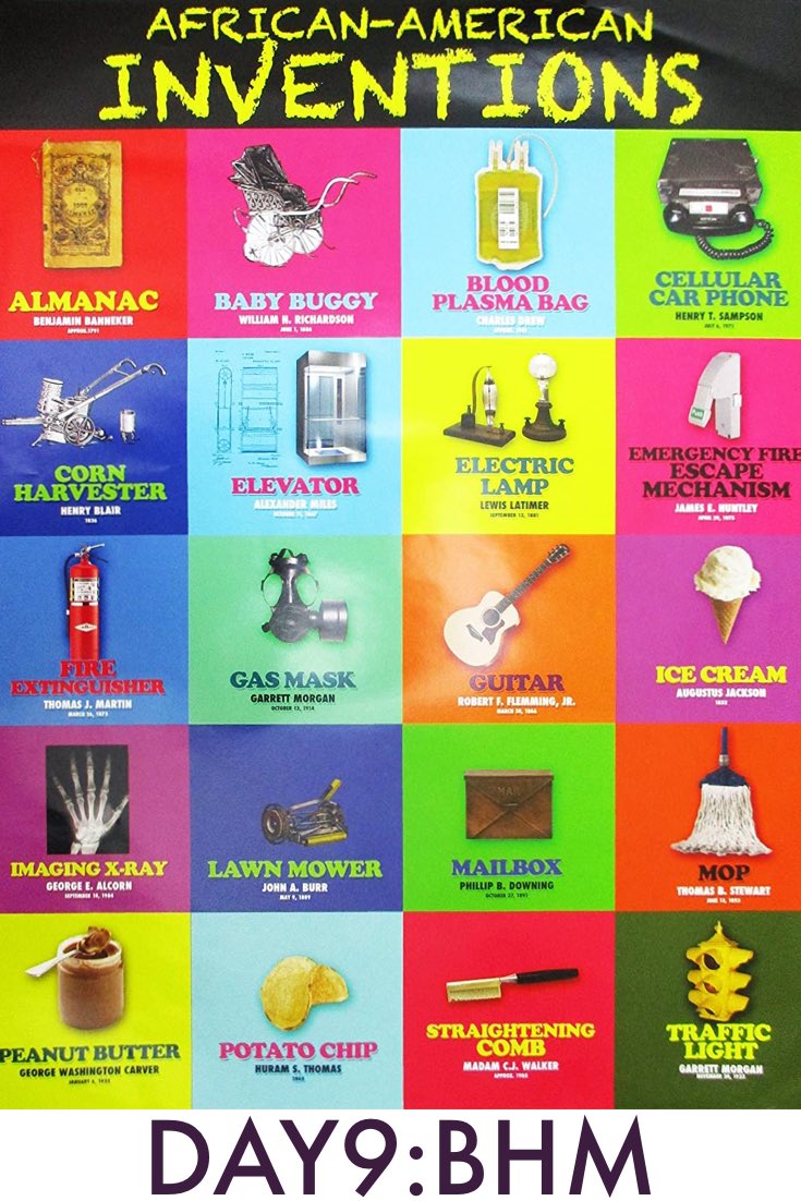 As a reminder, here are some wonderful tools invented by some pretty dope people #BlackHistoryMonth