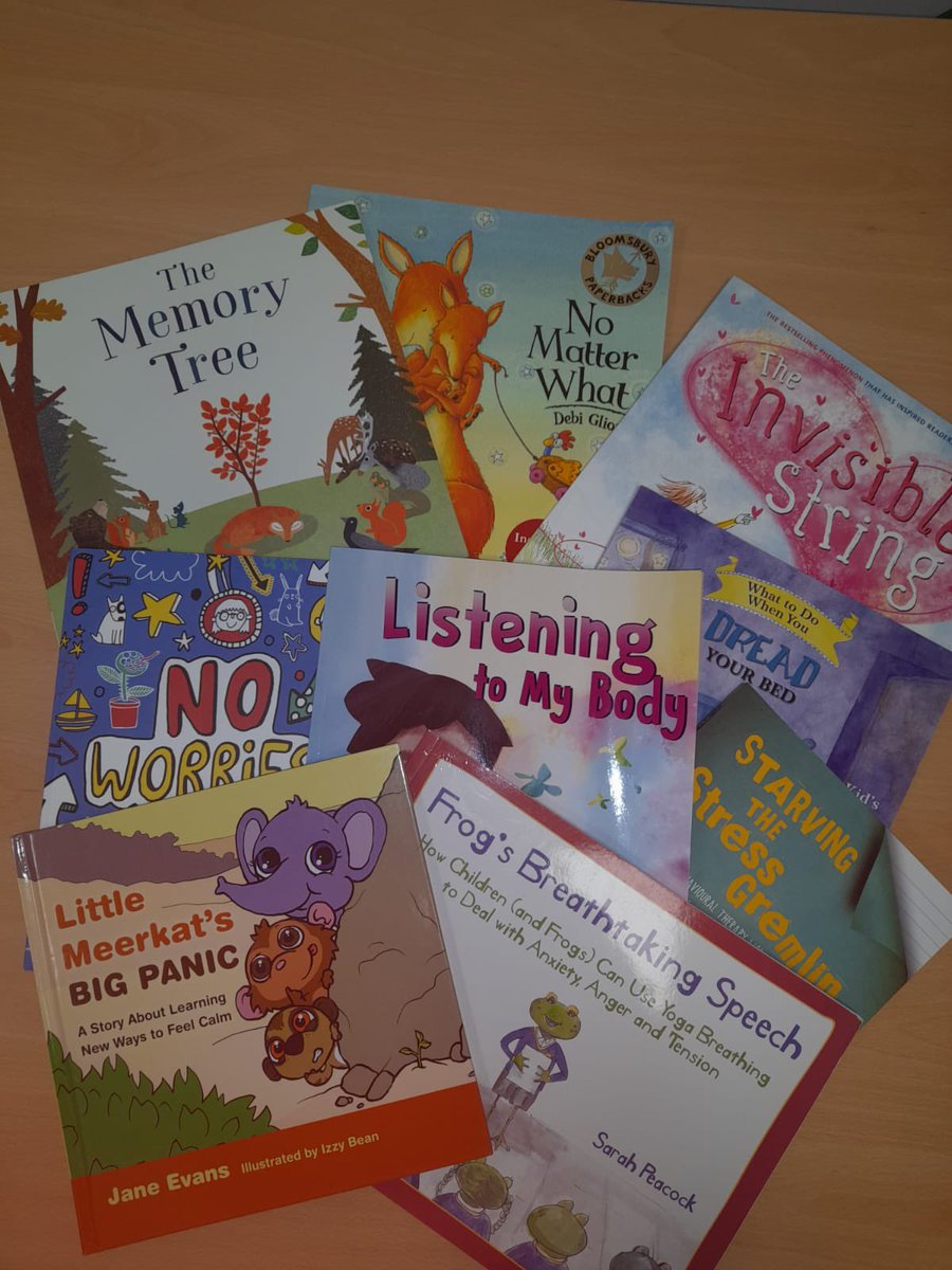 NIDCP's tweet photo. This #ChildrensMentalHealthWeek our child lead @sbrowne158 recommends some lovely books to help promote and grow children’s mental health &amp; wellbeing For managing bereavement,  separation anxiety, stress and big feelings https://t.co/NKGtitORUp