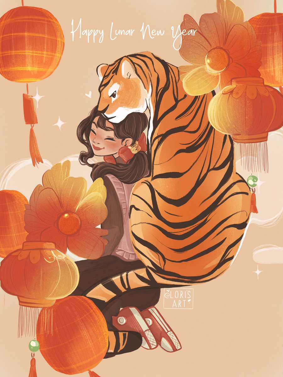 A lil bit late but Happy Lunar New Year 🐯🧧

#ChineseNewYear2022 #HappyNewYear #illustrationart