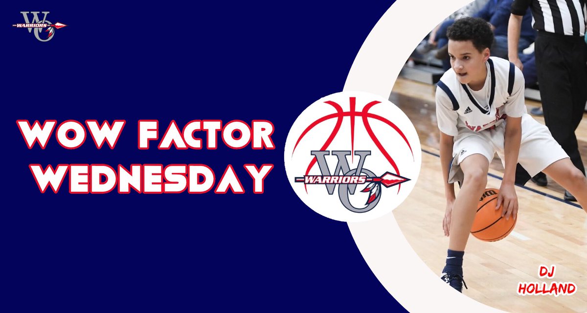 wo_hoops's tweet photo. 🚨 WOW FACTOR WEDNESDAY🚨

DJ is a 4.0 student who is a fierce competitor on the court!  He has consistently earned his way into the playing rotation by leading his team in 3 point shooting, harassing defense, and steady ball handling. https://t.co/rII46nBBxu