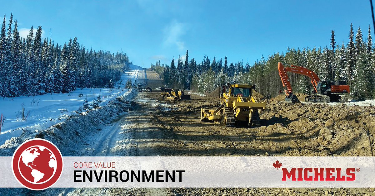 We are committed to preserving and improving the environments where we live and work. #MichelsCanada #CoreValues