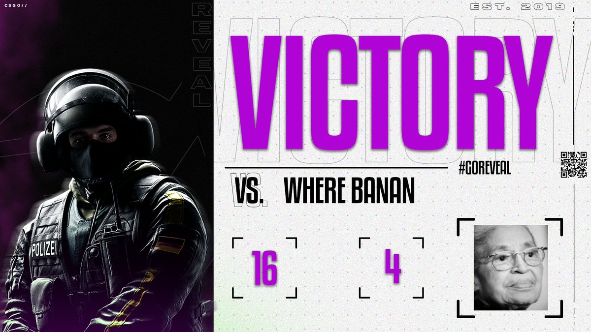 RVMultigaming's tweet photo. 🔥Matchday🔥
Das International Team gewinnt auch das 3te Match der @ESEA Open gegen #WhereBanan.
🗺️de_mirage: 16:4
GG&WP💜
#GoReveal #ESEA #Esport #CSGO https://t.co/KZMzYmVDxP