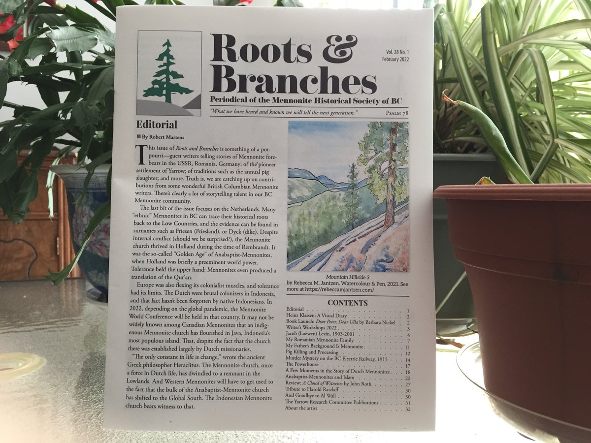 Thank you, <a href="/MennoMuseum1/">MennoHeritageMuseum</a>, for publishing "My Romanian Mennonite Family" in Roots &amp; Branches! My translation of Isaak Boleac's story is also on my blog: ireneplett.weebly.com/blog/isaaks-st…
#Mennonites #history #Romania #Germany #Russia #WWII #immigration