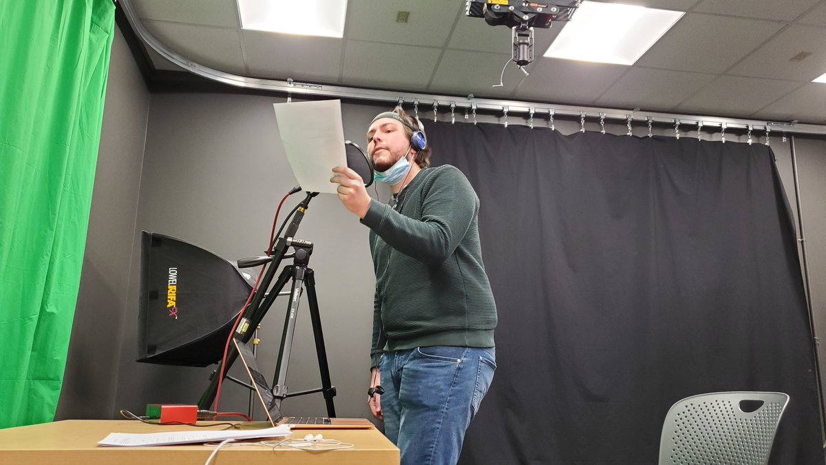 umassdml's tweet photo. We were excited to have @UMassDooWopShop in one of our Production Studios recently! Can't wait to hear the end result! @UMassLibraries @UMassAmherst https://t.co/NqSQq3kmlJ