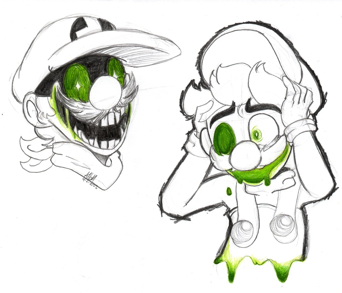 AlejandriaMelo1's tweet photo. Some doodles I made in class :D
(Lunighttemare by @SmilerFurcifer )
#mariobros #supermario #fanart #fnas #luigi #undertoad #princessdaisy #toad #doodles #A16M https://t.co/oaiRE2veZ8