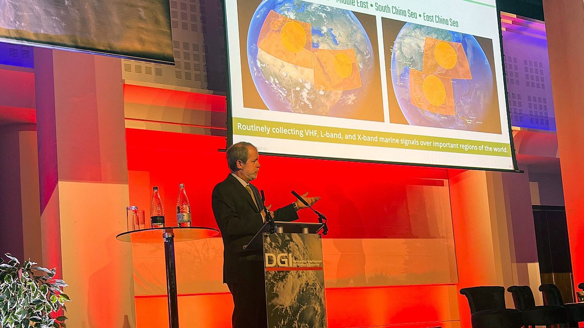 HawkEye 360 (@hawkeye360) on Twitter photo As another DGI comes to a close, HawkEye 360 was proud to sponsor and participate in this informative conference. Dennis Jones, our VP International Sales, gave an innovation keynote today about the value of commercial RF sensing for GEOINT. <a href="/DefenceGIS/">Defence Geospatial Intelligence (DGI)</a>
#DGI2022 #GEOINT As another DGI comes to a close, HawkEye 360 was proud to sponsor and participate in this informative conference. Dennis Jones, our VP International Sales, gave an innovation keynote today about the value of commercial RF sensing for GEOINT. <a href="/DefenceGIS/">Defence Geospatial Intelligence (DGI)</a>
#DGI2022 #GEOINT