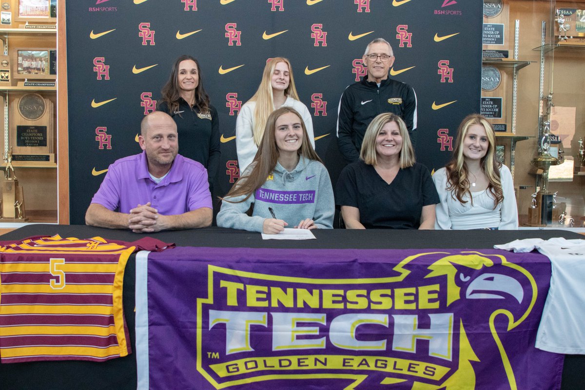 Congratulations to Science Hill soccer players Taylor Jones (Tennessee Tech) and Sophia Youngman (University of Louisiana Monroe) for signing to continue their academic and athletic careers at the next level. 

We are very proud of you!  

#JCSALLIN