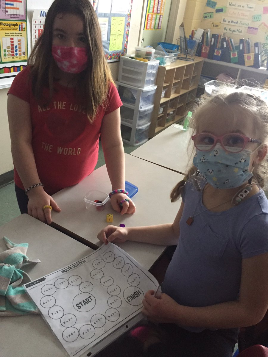 Roxannekenny's tweet photo. Multiplication games galore in Ms.Osmond’s Grade 4 class @Hazelwood_Elem 👏🏼👏🏽#mathisfun #strategy #connections #myhappyplace #workinginschools @NLESDNT @NLESDCA https://t.co/yI6FJIC6dp