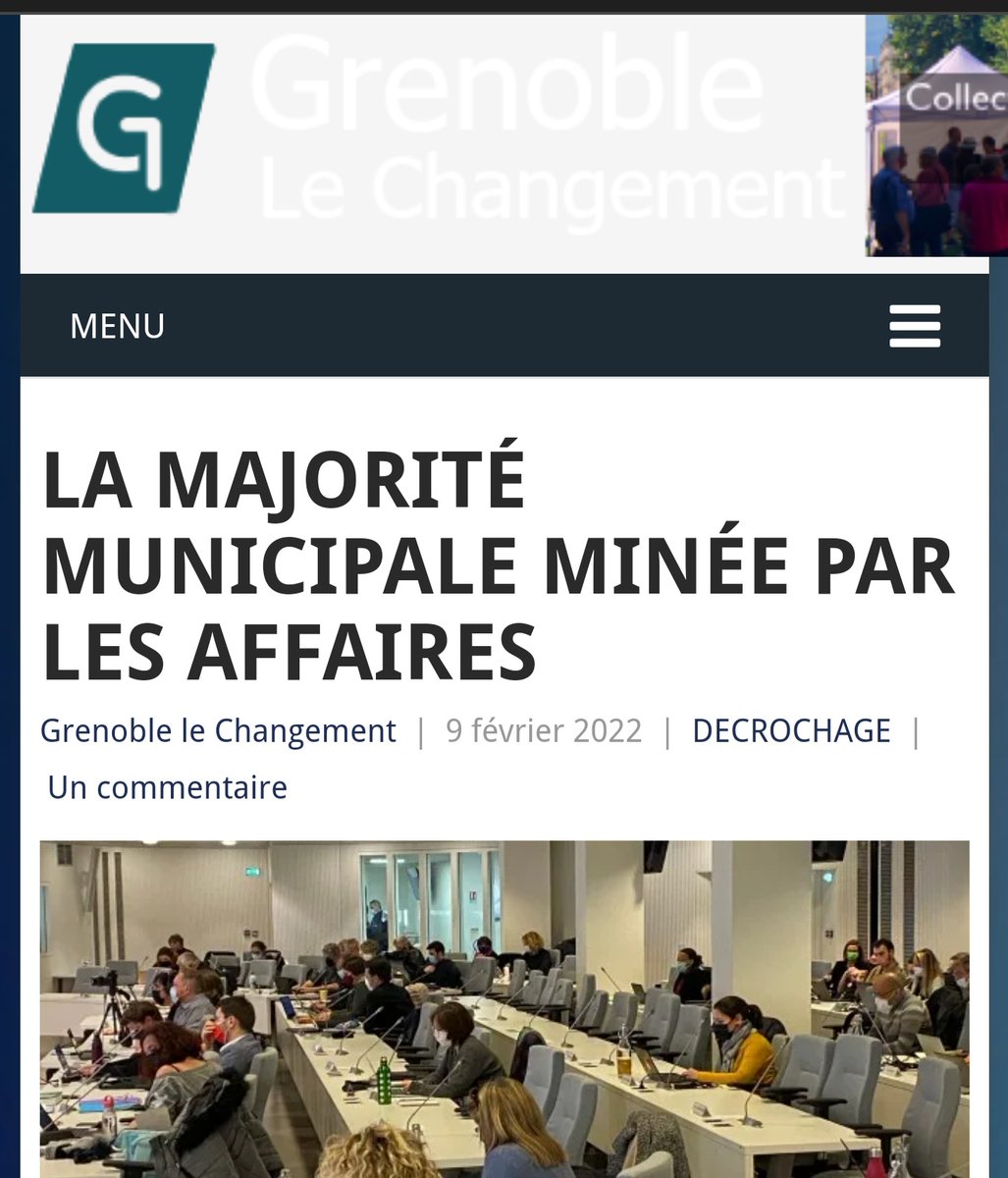 StopCarignon's tweet photo. C'est fou comme ces gens là n'ont peur de rien ! Ils osent titrer "la majorité minée par les affaires". Du coup, on se permet un #Thread #Grenoble #CMGrenoble 🔽 https://t.co/h6HjoqmECP