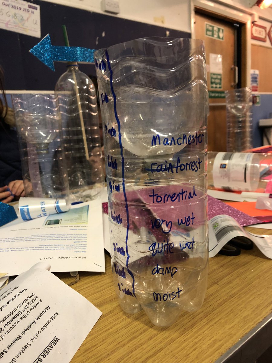Sea3rd's tweet photo. It’s the turn of the Scout Section tonight … we’re doing some of the Meteorology badge, so we started by making a rain gauge, a wind vane and an anemometer. https://t.co/CUjJwFyWqY