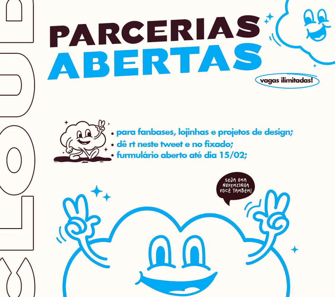 cloudsgn's tweet image. ☁️ PARCERIAS ABERTAS ☁️

— Preencha o formulário e se torne uma nuvemzinha!
— Para todas as culturas.

FORM (aberto até 15/02): docs.google.com/forms/d/e/1FAI…

Dúvidas: curiouscat.live/clouddsgn