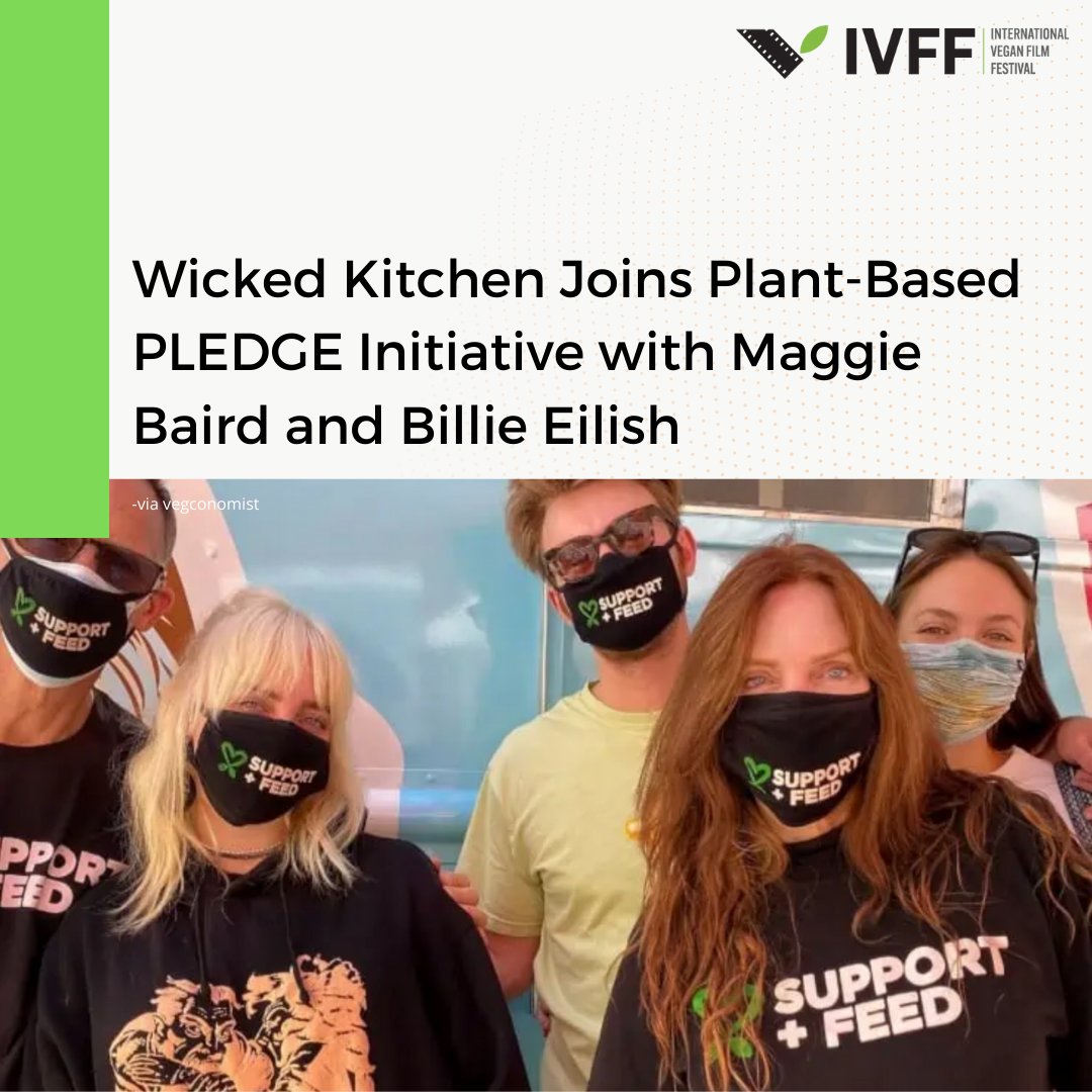 Our title sponsor, @WickedKitchenWW doing amazing things! 'Wicked Kitchen and Support + Feed are joining the Billie Eilish 2022 world tour to promote THE PLEDGE; a 30-day commitment to eating more plant-based meals.' Read the full article: vegconomist.com/environment/wi…