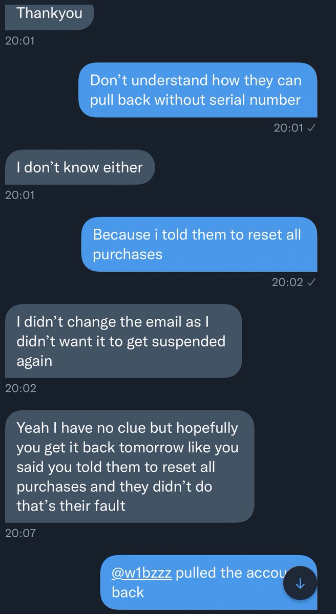 hey_jo_ben's tweet photo. And another scam happened today where @w1bzzz pulled back my old smurf account. This is now the 6th time and it‘s freaking annoying. Now i found out who‘s doing it the whole time.

Also @w1bzzz shouldn‘t be able to get a place here and sell accounts. Watch out!

#rr‘s appreciated https://t.co/9xOcCZ4dxJ