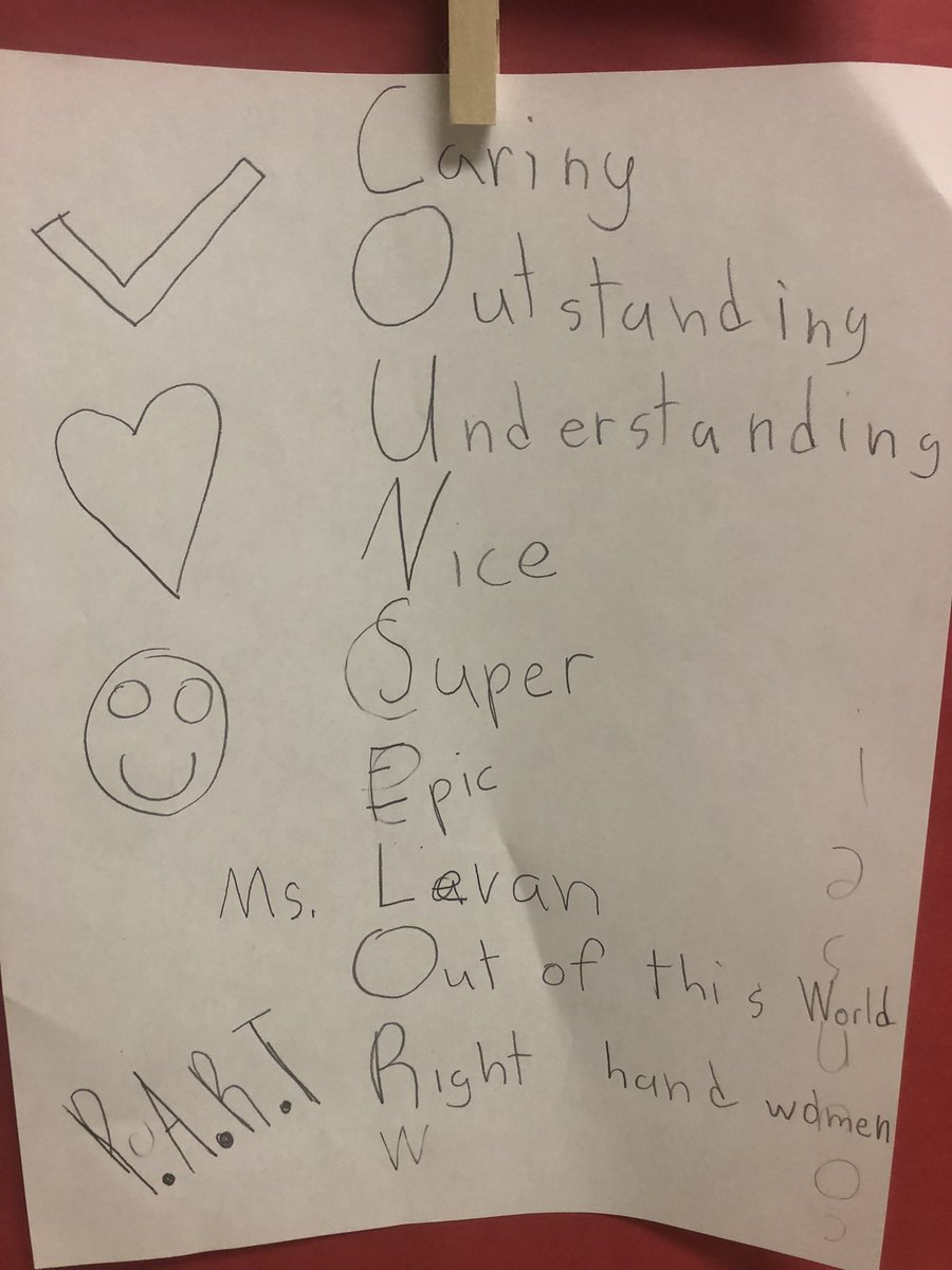 3rd graders in <a href="/Lsander317/">Lori Sanders</a>’s class <a href="/MarvinESNC/">Marvin Elementary School</a> created a heartfelt display to show appreciation for our school counselor, Ms. Levan! #BetheBest #MarvinMeansFamily <a href="/UCPSNC/">Union County Public Schools</a> <a href="/ScottSp99971001/">Scott Spencer</a> <a href="/AGHoulihan/">Andrew G. Houlihan</a>