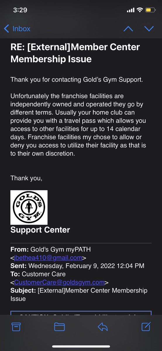 JamalBethea24's tweet photo. Feeling kinda blindsided. I spend all this money for a gym membership just to find out it doesn’t qualify me to workout in #GoldsGym in Maryland. I guess we can exclude every Maryland golds gym from the list of 700 gym locations. https://t.co/B8MRVrRX5r