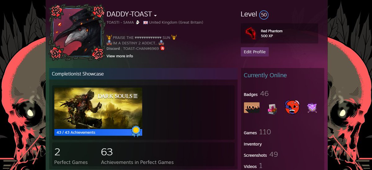 DADDYTOAST21's tweet photo. @DarkSoulsGame
#DarkSouls3 #DARKSOULSIII
Finally after 125:32:12 I got "The Dark Soul" Achievement!!! I know I'm late to the party but it just feels like I want to do it all over again but Elden Ring is right around the corner so, Good Luck Unkindled One!!! https://t.co/tvjd1ZhdFG