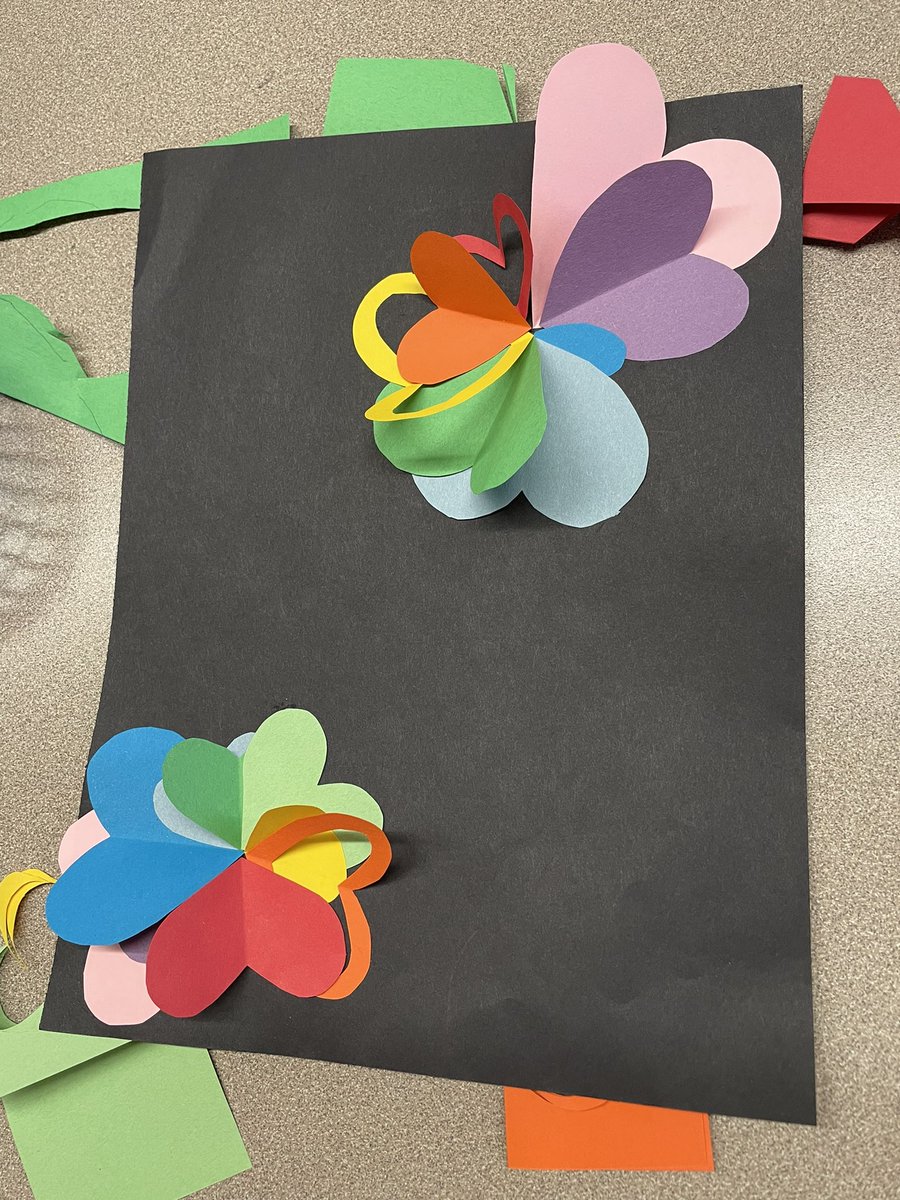 MrsLev_Art's tweet photo. @ASE_Dalmatians fifth grade artists are working hard on these color wheel paper sculptures. We ❤️ #colortheory. @FBISDvisualart #elementaryart @MrsSmithASE_ART #arted @DonnaWhisonant https://t.co/w4xPtfVC7R