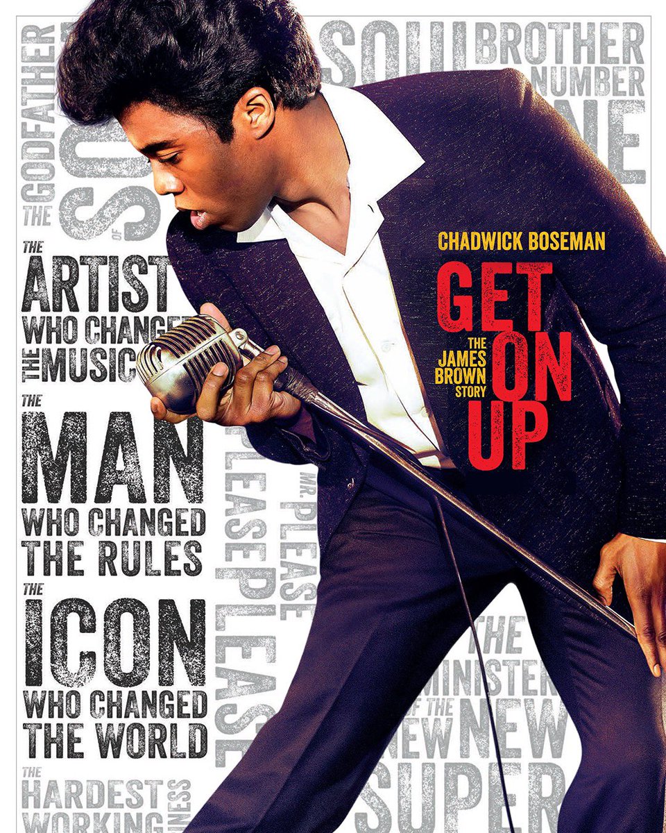 The late, great Chadwick Boseman did all of his own dancing in Get On Up (2014), having trained for two months to nail down James Brown’s iconic style. #BlackHistoryMonth https://t.co/DIBsiaFlwV