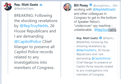 jamiedupree's tweet photo. GOP lawmakers and conservative media joining forces for a full-scale attack on the US Capitol Police over something the Capitol Police say never happened. https://t.co/lKWxko1d1V