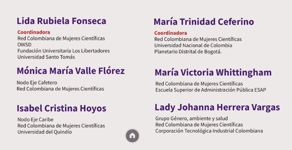 OwsdColombia's tweet photo. Nuestra miembro @lidarfonsecag extiende la invitación al IV encuentro colombiano de la #Mujer y la #Niña en la #Ciencia.
👉🏻@lidarfonsecag es #Investigadora líder del #grupo #FULLGUIAS de @UniLibertadores, miembro de la #OWSD🇨🇴 y coordinadora @MujerCientifica
👉🏻 9,10 y #11Febrero https://t.co/vlh8TWWF6U