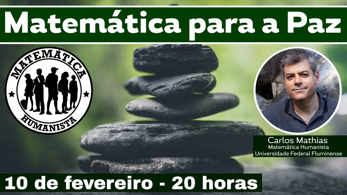 humanistamat's tweet photo. A estreia da Temporada 2022 da Matemática Humanista será nessa próxima quinta-feira, dia 10 de fevereiro, às 20 horas!
Será um enorme prazer revê-los, muitas saudades!

Abraços,
Carlos Mathias 

Assistam todos os programas AO VIVO, sempre no link:
https://t.co/ovUGEIwLKZ https://t.co/rvahEZSoZU