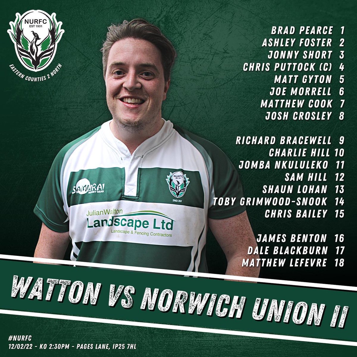 LalekhamUnion's tweet photo. Here's the Firebirds squad for this weekend's games against @WattonRugbyClub  

Away KO 2.30pm

If you are in the Watton area please come along &amp; show your support.

#NURFC #Rugby #Norfolk #Norwich #EasternCounties2North https://t.co/nPVqLlKopK