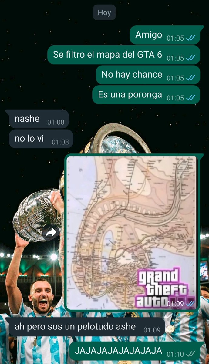 Se filtró el mapa del GTA 6