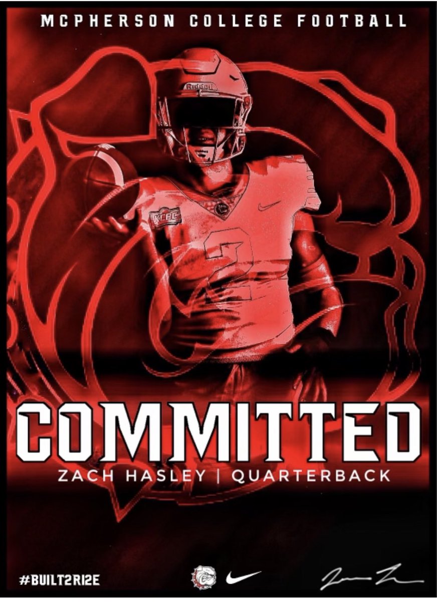 DJDominguez_'s tweet photo. We are so proud of you @zach_hasley4!! Glad we were able to be a part of your big day! Sad to see you trade in the black and white, but red looks good on you! Proud of you, love you, and can’t wait to see what is next! #BUILT2RI2E @CoachJFisc @BryceChavis @MACBulldogsFB https://t.co/hg3I4otDii
