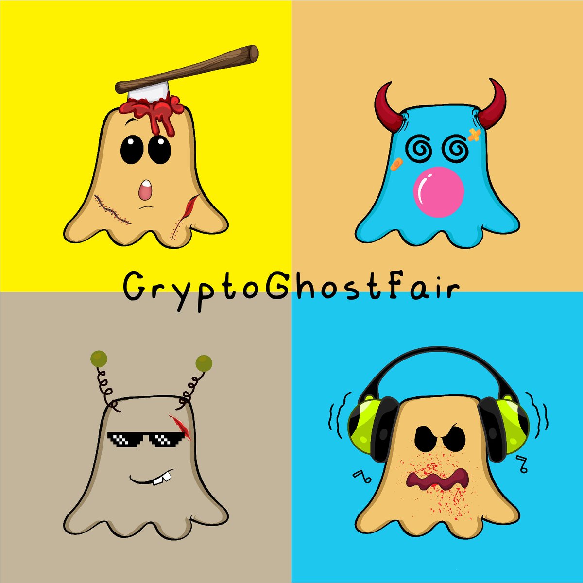 First 50 CryptoGhostFair NFT's are live now!
opensea.io/CryptoGhostFair

#NFT #NFTCommumity #Crypto #cryptocurrency #cryptoart #NFTartist #opensea #OpenSeaNFT