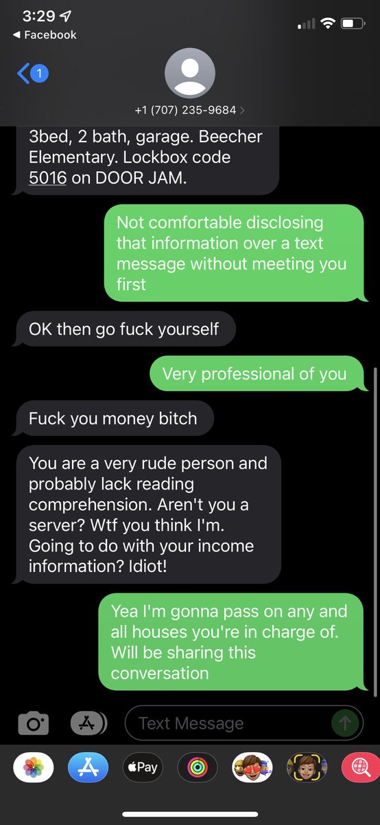 GarrettTweed's tweet photo. Anyone have any experience with DHD as a property management company? I inquired about a house they had listed and this was the response I got https://t.co/wKco3Ad2qd