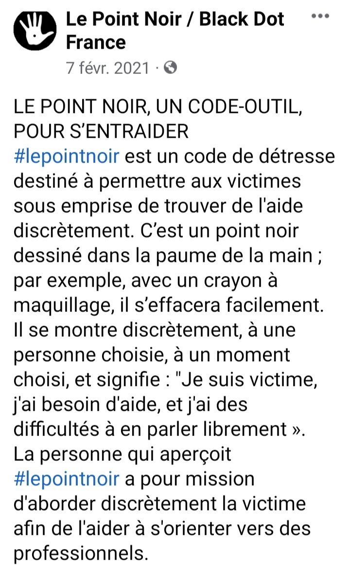 AudreyHarelCasa's tweet photo. #PointNoir #ViolencesConjugales https://t.co/OddMouZIl8