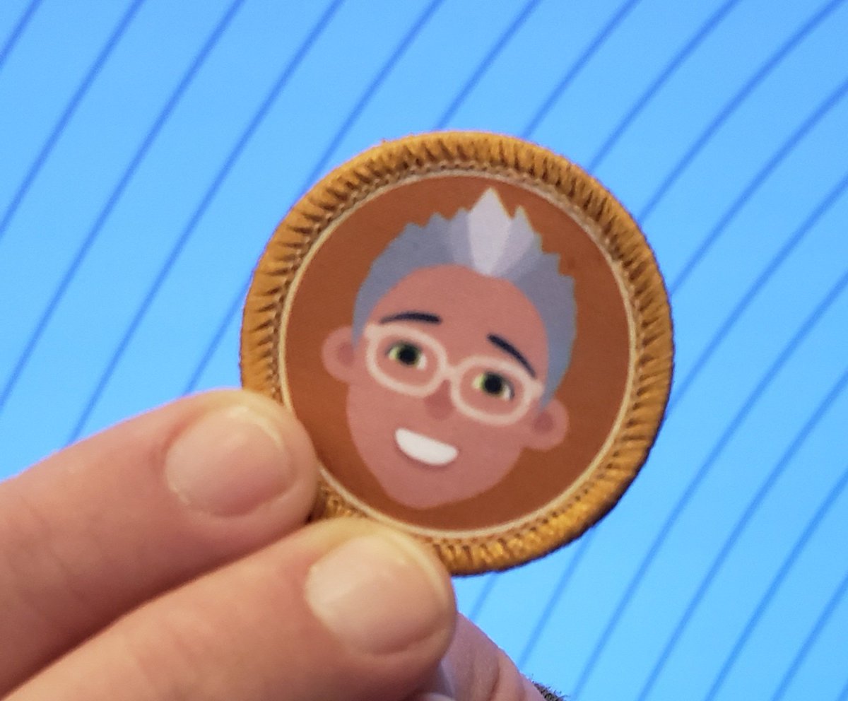 Did we just find a <a href="/lesliefisher/">Leslie Fisher</a> badge at #tcea22? Are we the winners?