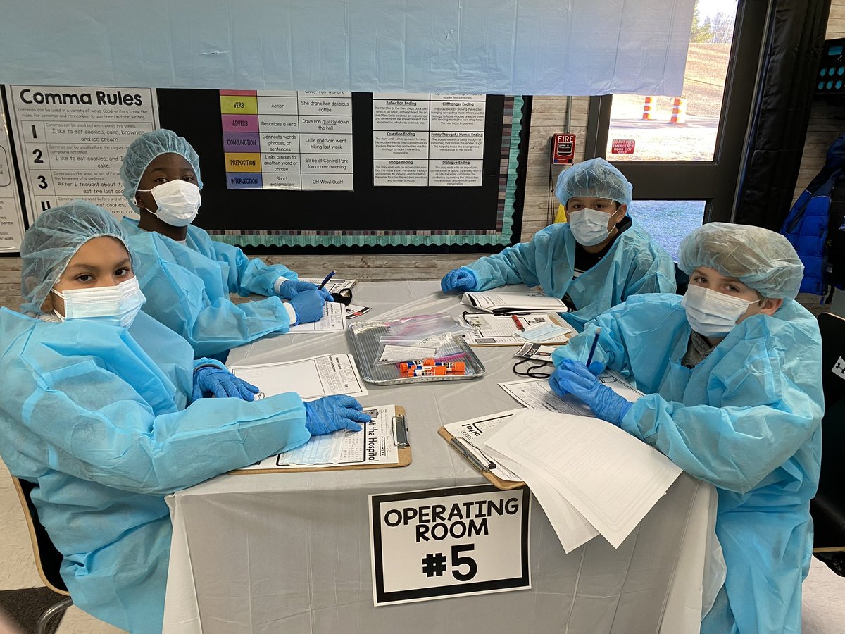 TadmoreES's tweet photo. Tadmore’s 5th grade used their surgery skills to examine text structure! #operationwriting https://t.co/niZeyvMx2m