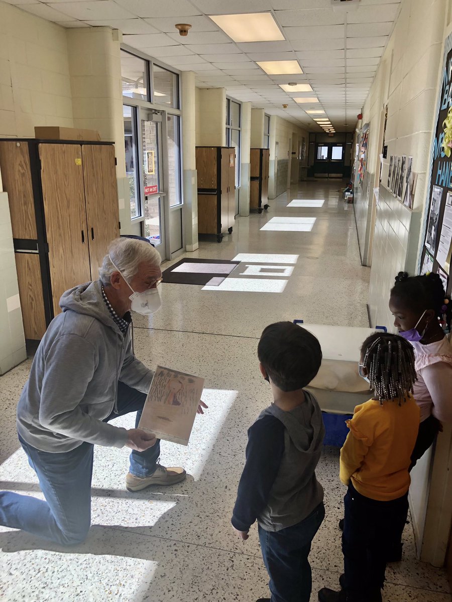 PreKHowe's tweet photo. Thank you for visiting us at Howe Towne, NHCS Board Member Mr.McManus! We are so proud of the work &amp; creativity of our district’s littlest learners &amp; future community leaders! 
#ItsAlwaysAGreatDayAtHowePreK @NewHanoverCoSch  @NHCSPreK @JakkiJethro https://t.co/dtBErxATeP