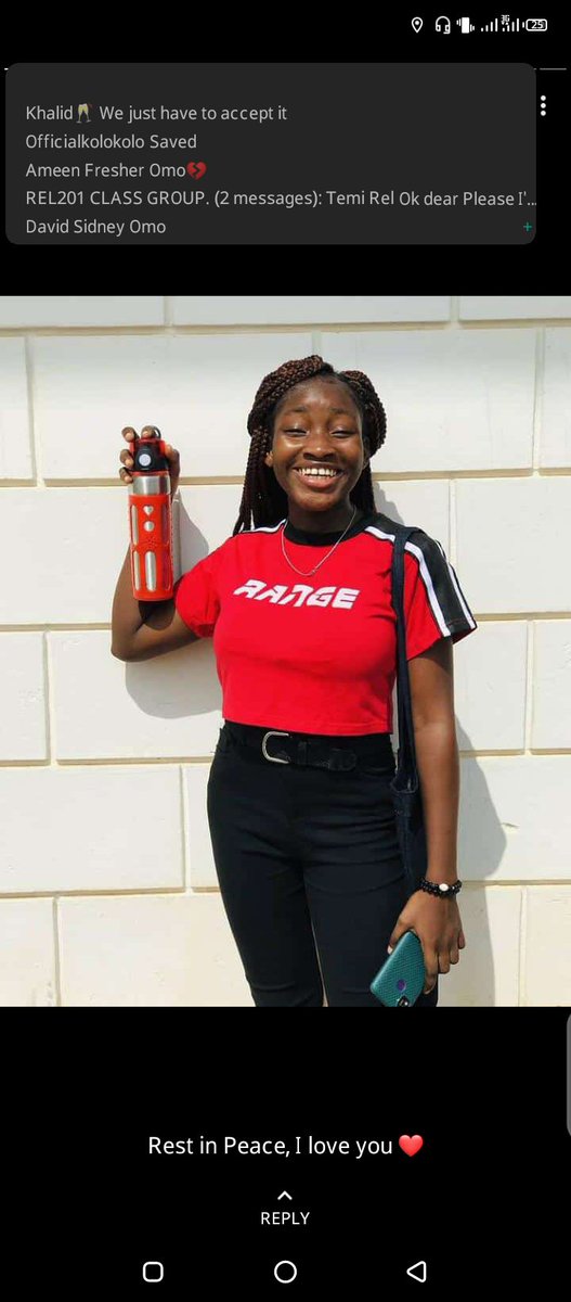 Comfortee3's tweet photo. #RipHeritage
The only girl in my class that prefer smiling to talking
💔💔
We're all going to miss you . https://t.co/rjZEUf3fJk