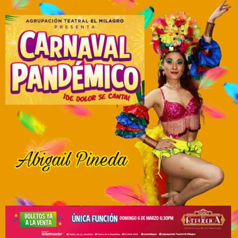 ATELMILAGRO's tweet photo. Carnaval Pandémico ya en #Ticketmaster #carnaval2022 #CDMX https://t.co/FPFSPJcbHf