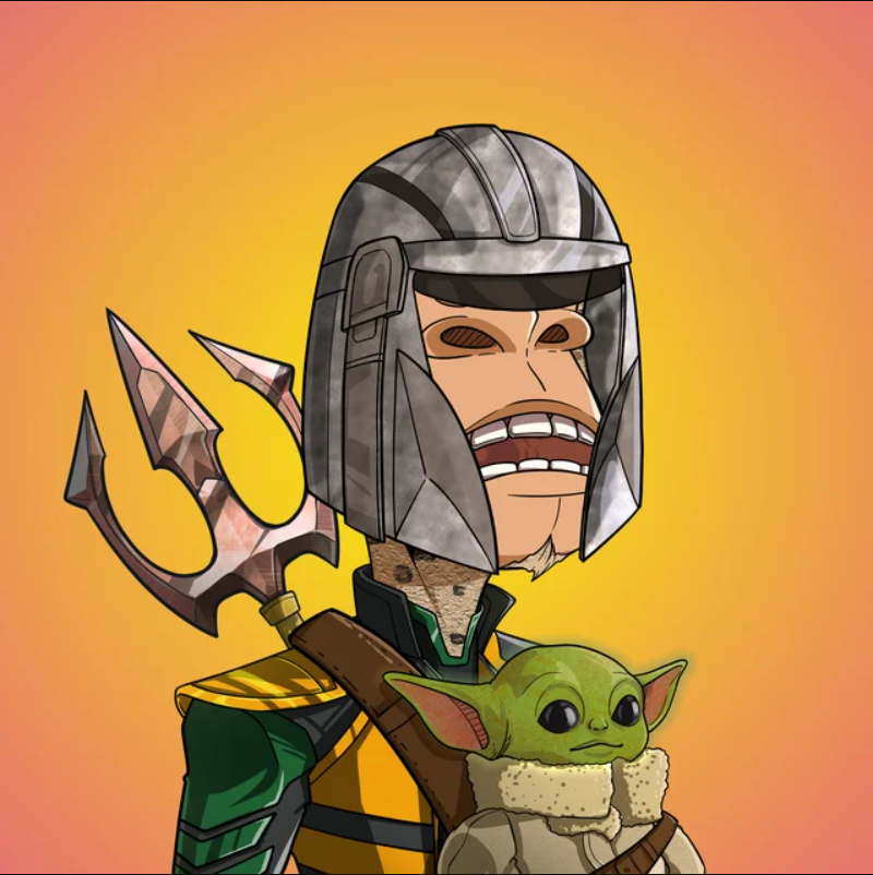 Baby Yoda looking cute AF! 😍 <a href="/Spacexapes/">SPACE❌APES</a> #spacexapes #SXA