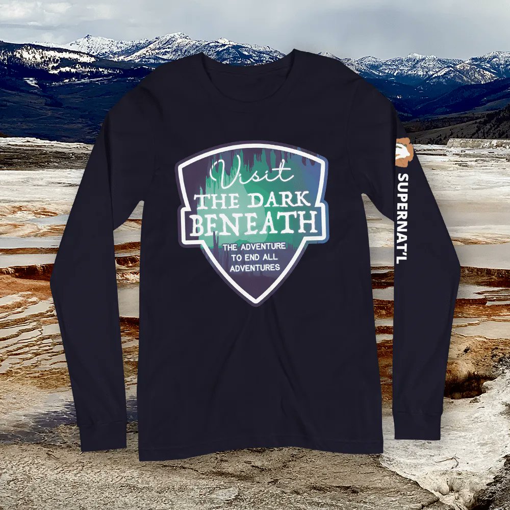 SupernatlParks's tweet photo. Visit The Dark Beneath: The adventure to end all adventures!

(Now available as a long sleeve t-shirt.)

https://t.co/VhqVjadoL3

#dnd #nationalparks #dungeonsanddragons #underdark #deeproads #darkelves #dwarves #dwemer #dungeon #dungeons https://t.co/TRHKn149fN