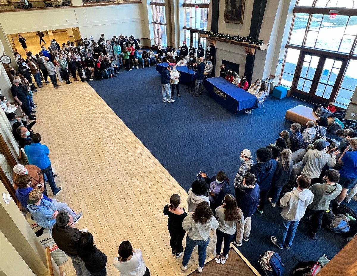 Senior scholar-athletes, who will continue their athletic pursuits at the collegiate level, were recognized in a ceremony this afternoon. Twenty seniors, the most since 2014, will go on to play at the next level &amp; continue to compete with honor and chase greatness. @JBSAthletics