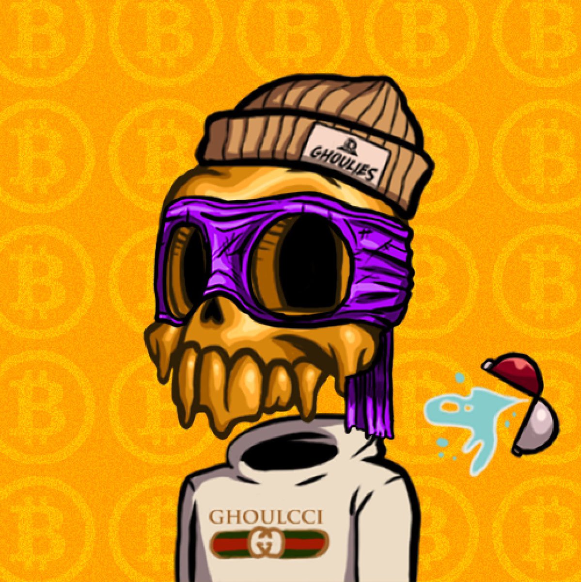 GHuff_Art's tweet photo. @Grimhildee Check out @GhouliesN absolute fire artwork! Heaps of pop culture references on @0xPolygon network and still minting! Gamification coming soon plus 1/1s still available to mint! Huge potential big sleeping giant! #Polygon #ghoulies #P2E #wagmi #ProbablyNothing https://t.co/kEAX6mbV4i