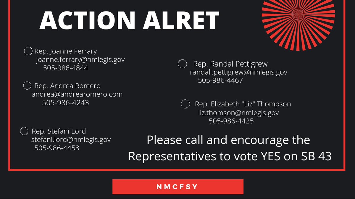 nm_fair's tweet photo. Calling on our wonderful community to please contact the HCPAC committee and Urge them to give SB 43 a DO PASS. #SecondChances https://t.co/WkYgxTx7qM