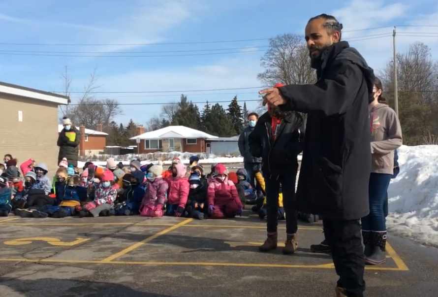 Mackenzie King PS - our little school with the BIG heart - was visited by <a href="/jeewanc/">jeewan c</a> today. You brightened our day by genuinely connecting with our students and inspiring us all. <a href="/mckwrdsb/">Mackenzie King PS</a>
