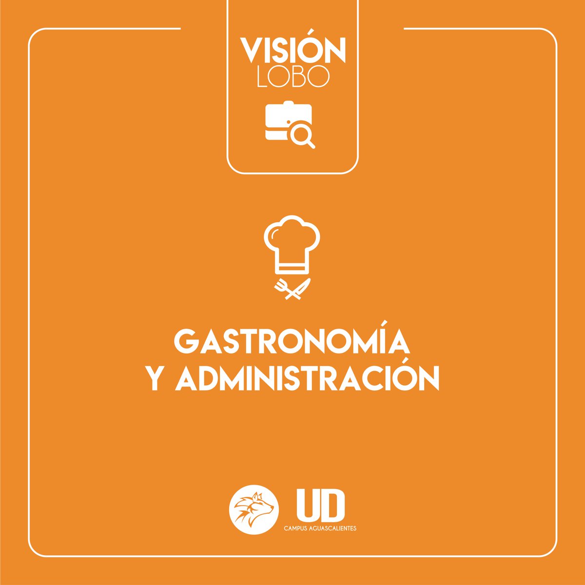 UAD_ags's tweet photo. Universidad de Durango Campus Aguascalientes te ofrece la Licenciatura en Gastronomía y Administración.

¡INSCRÍBETE! y forma parte de la Gran Familia Lobos.

#LobosSiempreUnidos #SiempreGrandes #SiempreLobos #Licenciaturas #Gastronomia https://t.co/OX3Nc8j33t