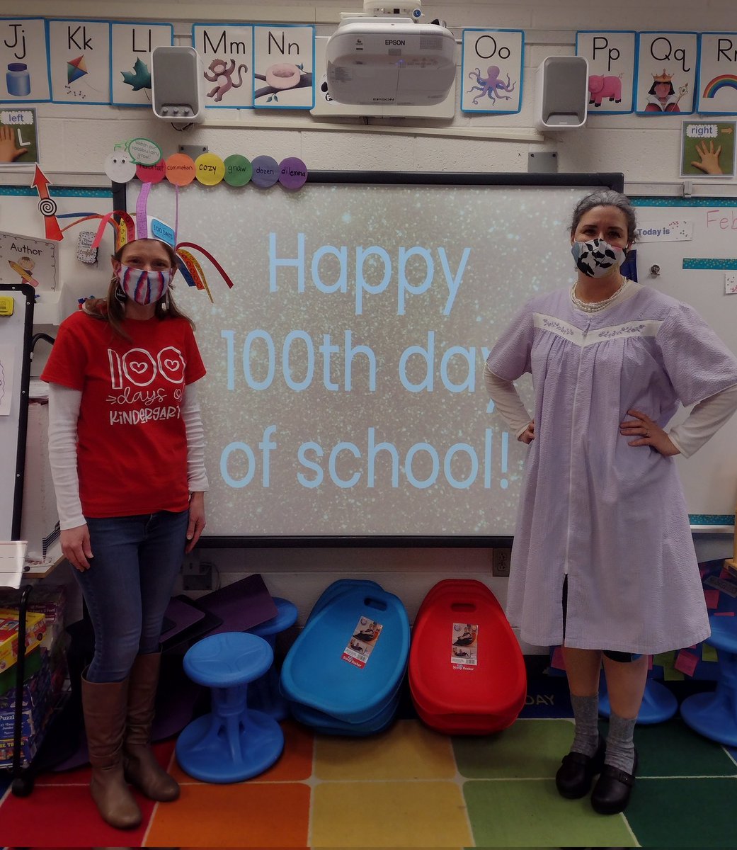 MeganHetterich's tweet photo. Happy 100th day of school! π―π₯³ππ #springrunfun #springrunstrong https://t.co/lsqhRuf5ok