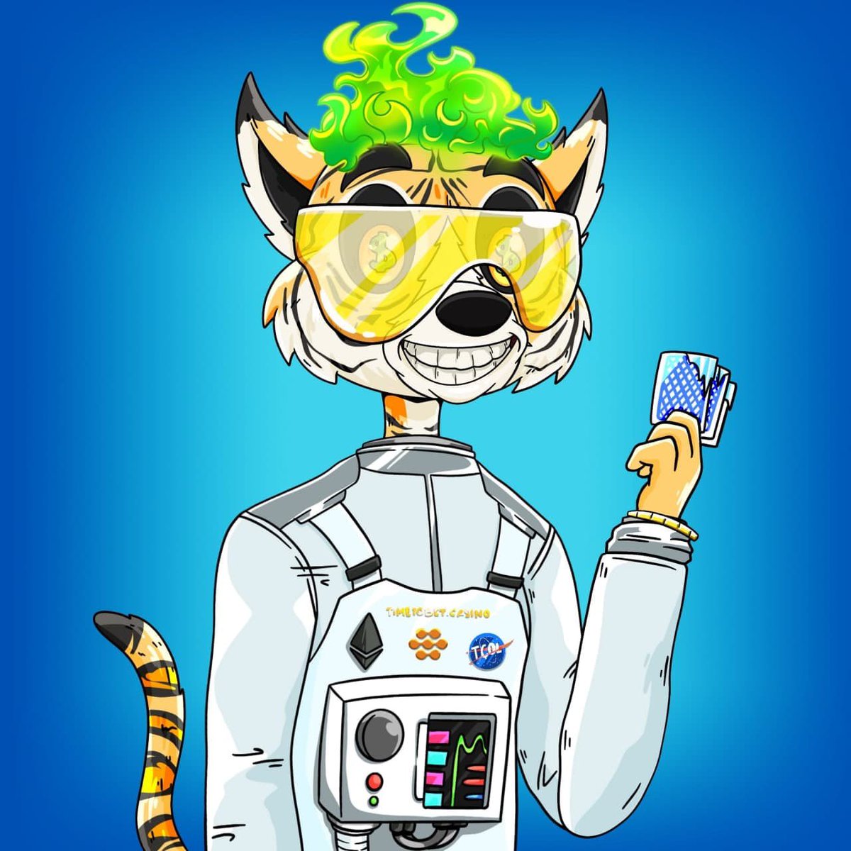 OfficialTCOL's tweet photo. Astro crazee dude: He obvisouly got his brains on fire from thinkin' too much and being deprived of sleep.🤯
You might wonder, why the flames are green? 🤔Well, that's cuz he got some weird substances in that big brains of his🤑 https://t.co/DEdKlsJIIz