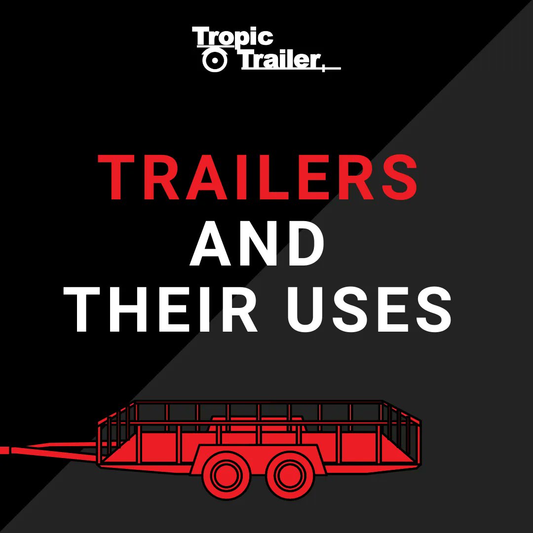 TropicTrailer's tweet photo. There are so many different types of trailers that the choices make it challenging to know which one will fit your specific needs. We laid out different types of trailers and how they can fit your lifestyle for work or play: https://t.co/AFCXtCnf5Y
#tropictrailer #trailertypes https://t.co/u7gCr9VMXr