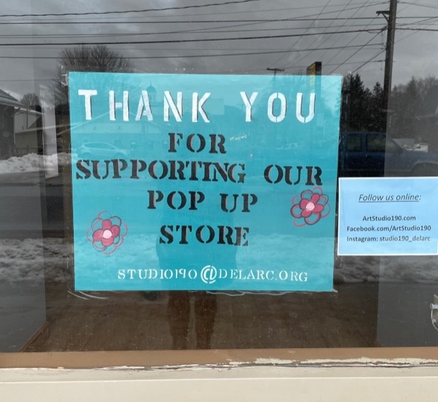 Thank you for all the support for Studio 190 Pop Up Shop during our pilot run through the holidays. Studio art, original canvases, prints and note cards can be purchased anytime on their website. artstudio190.com  You're the best! 💜