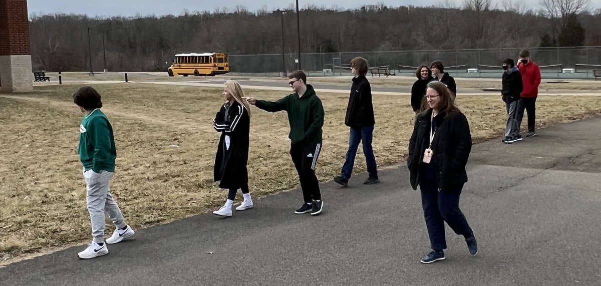 iSTEM_Academy's tweet photo. Vitality was a success! The crew successfully flew around the study site and spotted evidence of past of present life. Some observations are footprints, drainage hole, face mask, small flowers, dry leaves, ice, excrement, liter(wrappers). @KettleRunNews @correllscience @CTE4Life1 https://t.co/jFDIkFdViZ