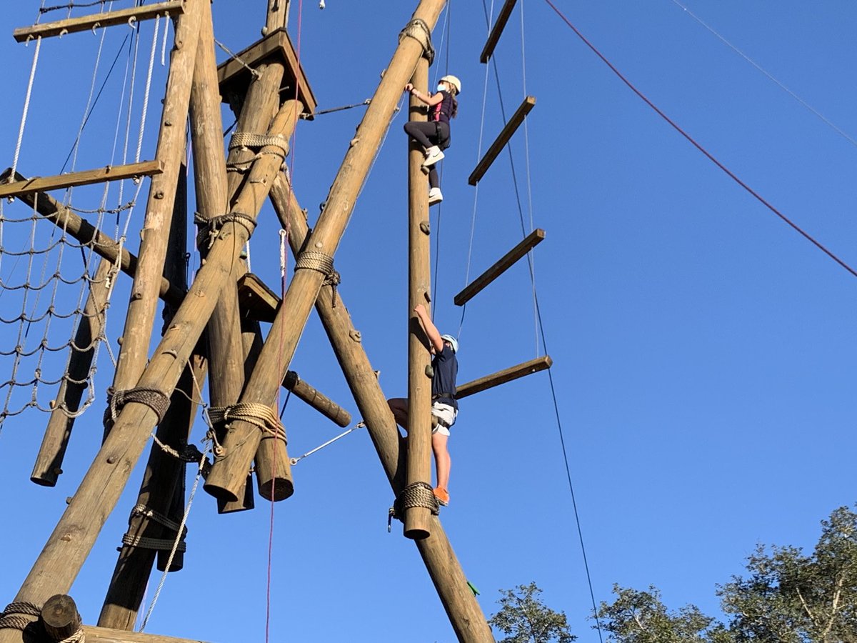 Alpine Tower Challenge- Dude Ranch 8th Gr Trip #GulliverPride